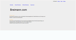 Desktop Screenshot of breimann.com