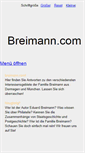 Mobile Screenshot of breimann.com